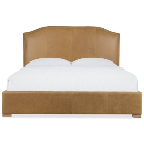 Driftwood Leather Bed