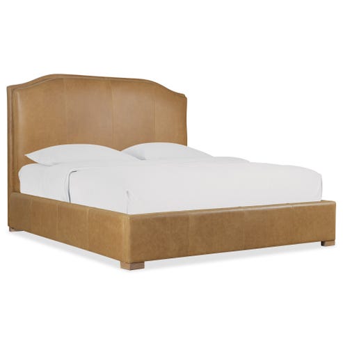 Driftwood Leather Bed