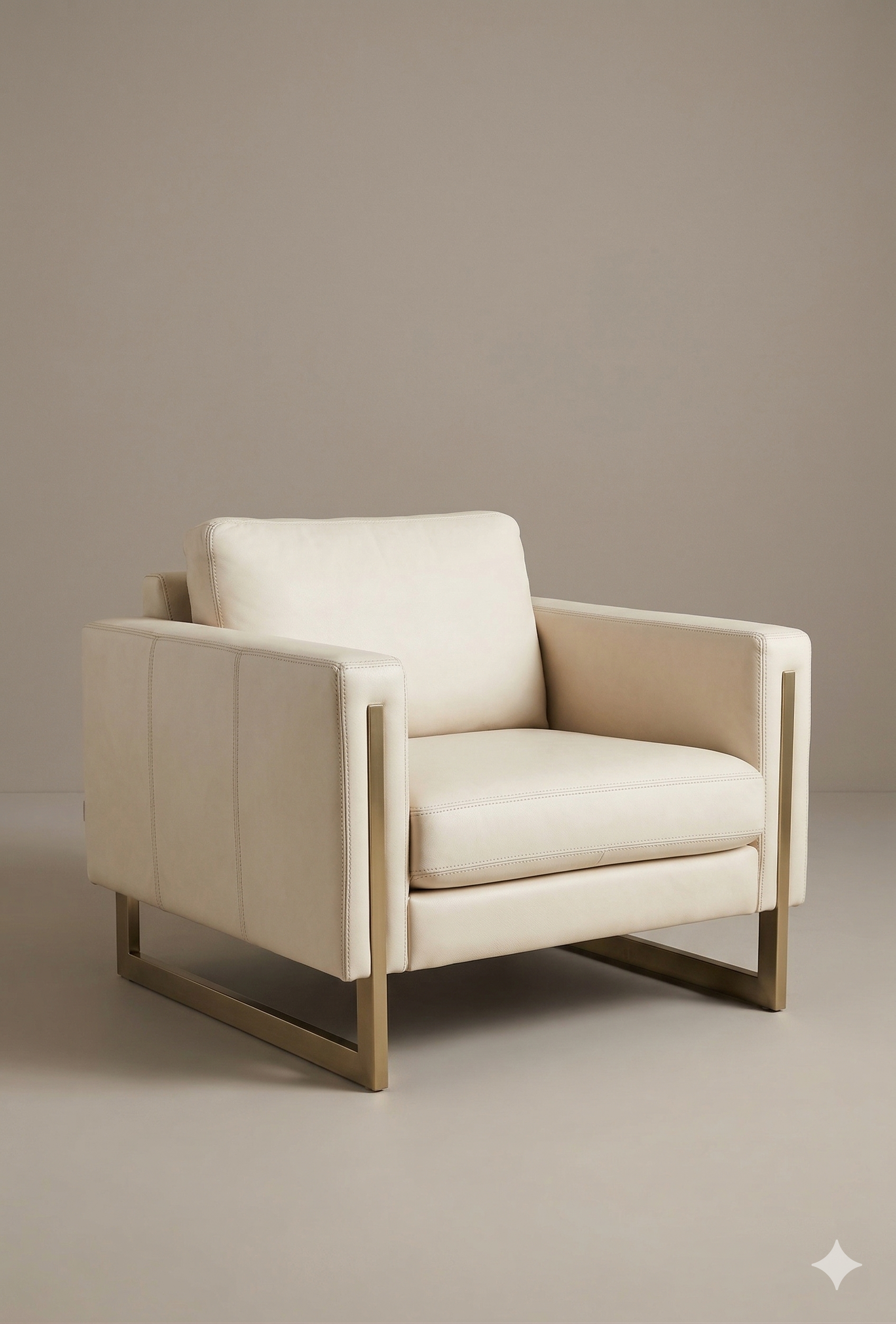 Contemporary Chair with Track Arm