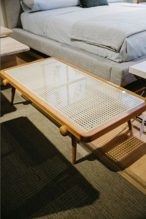 Plot 47" Rattan Cocktail Table