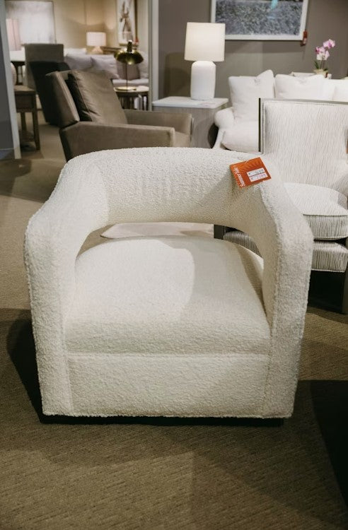 Max Swivel Chair with Wood Base