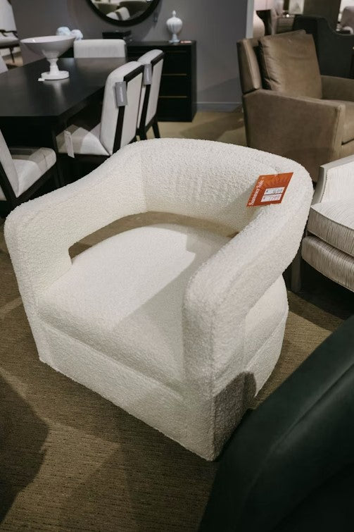 Max Swivel Chair with Wood Base