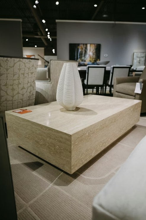 Boxstone Travertine Cocktail Table