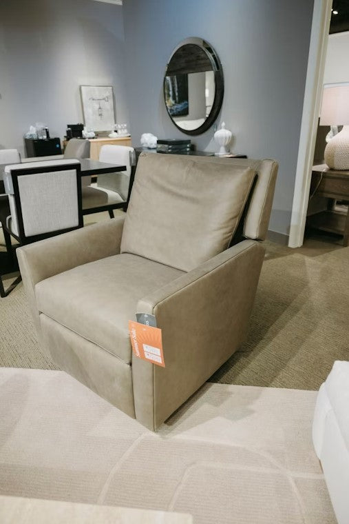 Leather Swivel Recliner