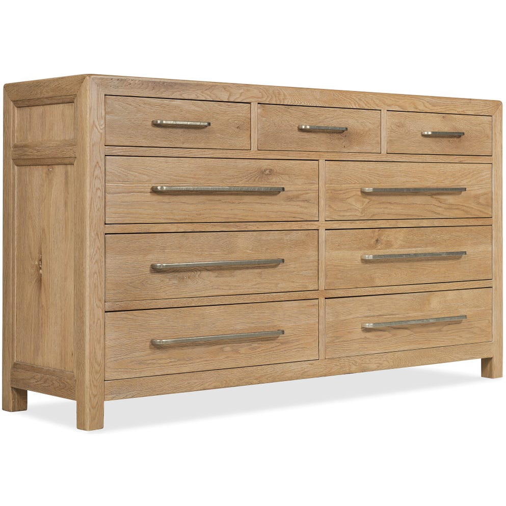 Driftwood Nine-Drawer Dresser