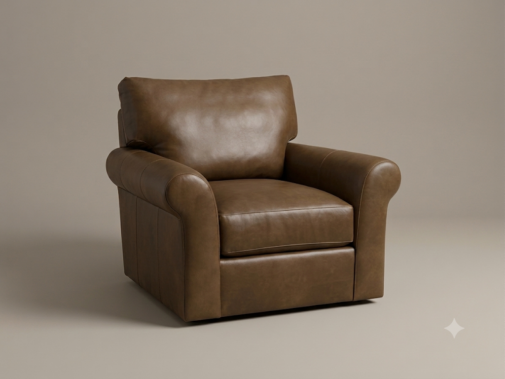 Leather Swivel Chair
