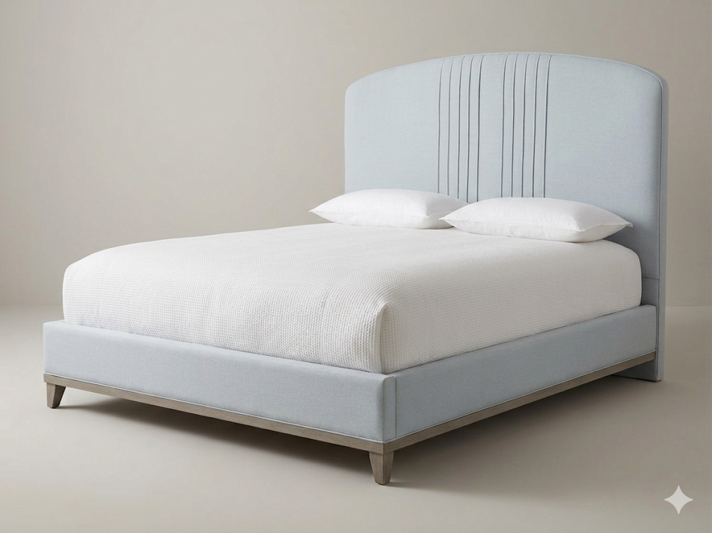 Sofia Pleated King Bed