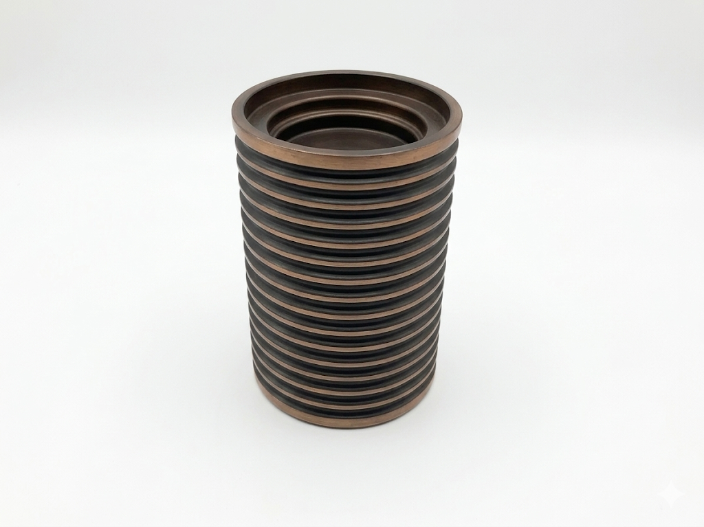 Ribbed Candle Holder