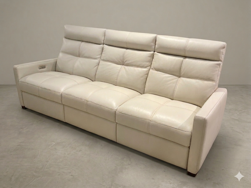 Rainier Leather Reclining Sofa
