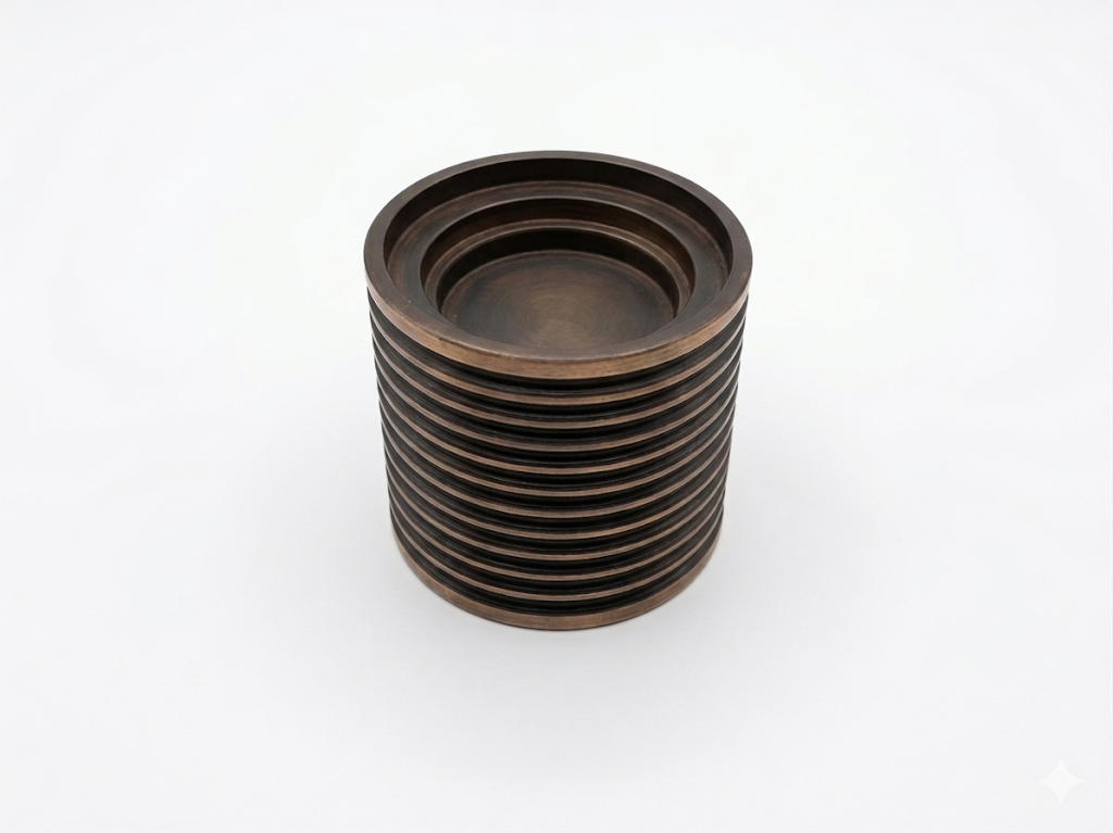 Ribbed Candle Holder