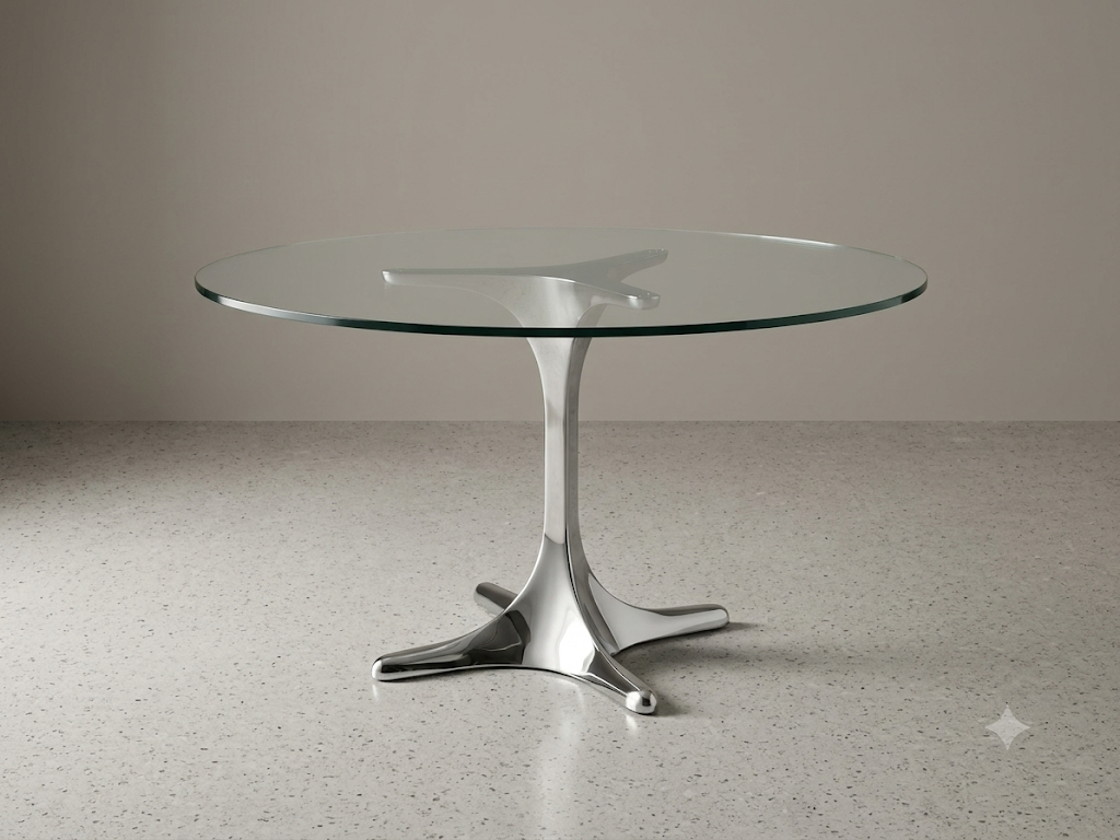 Nova Glass Top Dining Table