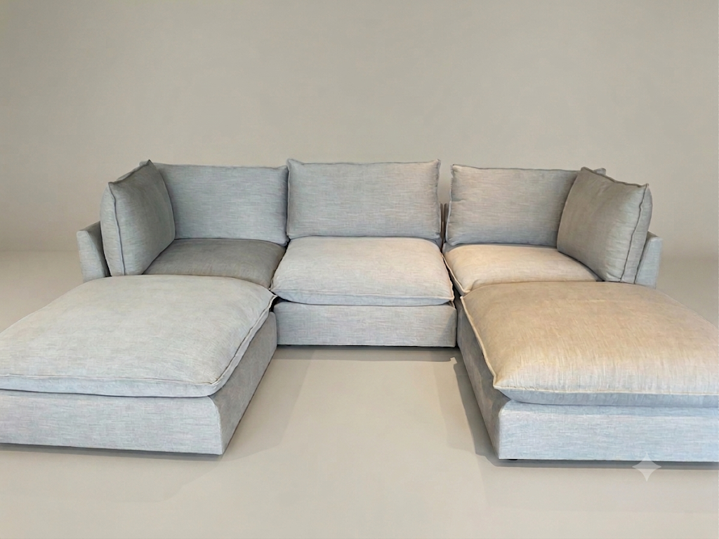 Max 5 Piece Sectional in Daly Ash